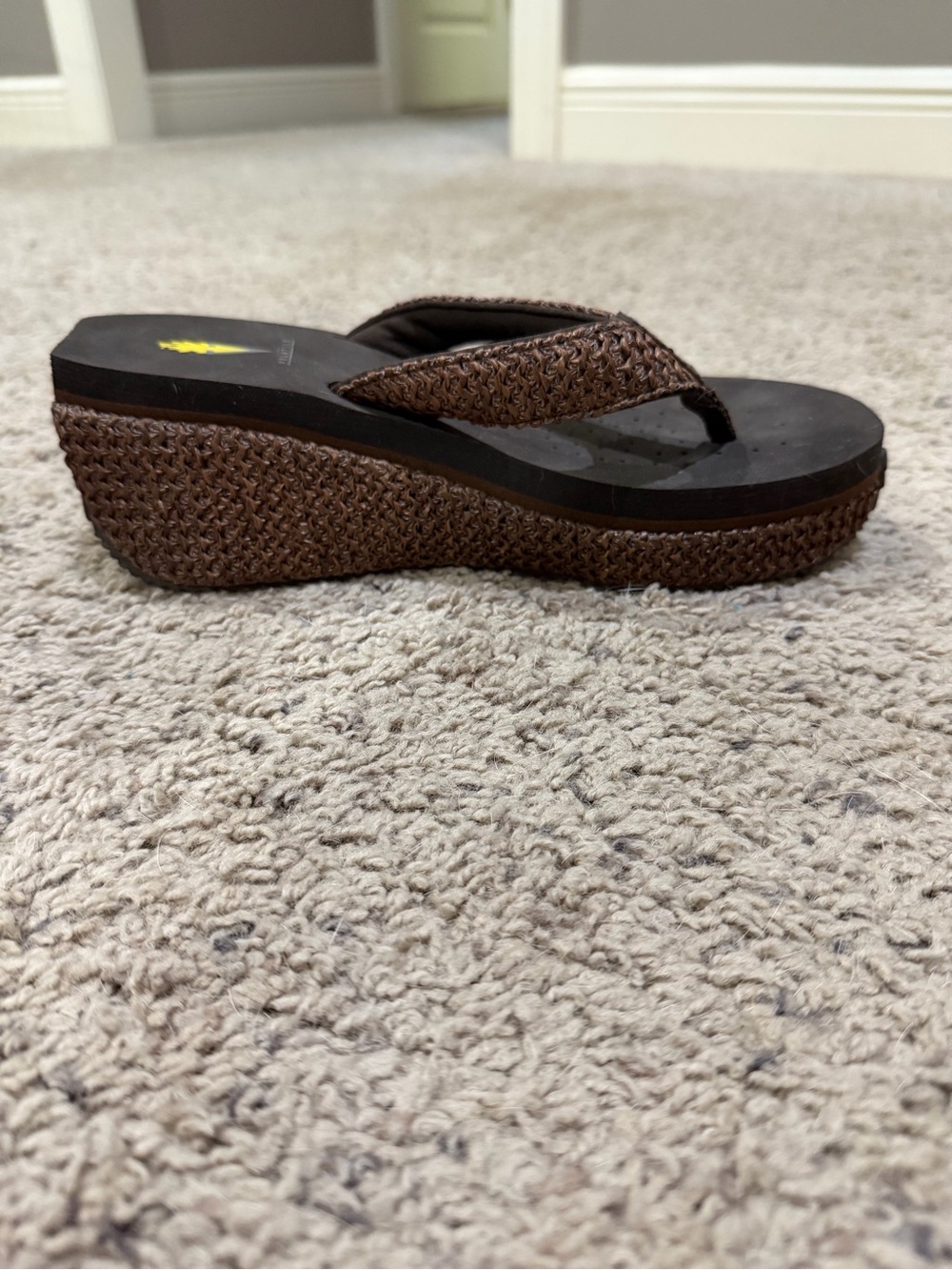 Volatile Wedge Flip Flops- size 9